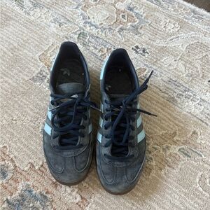 Adidas Dark Blue and Sky Blue Shoes